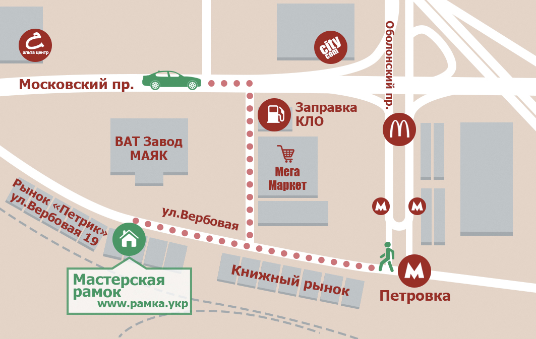 Карта проезда